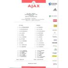Ajax V Chelsea Teamsheet 23/07/2010 Official Directors Issue