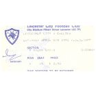 1980 Leicester v Chelsea Football Ticket