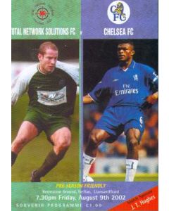 Total Network Solutions vChelsea Programme 09/08/2002 friendly match