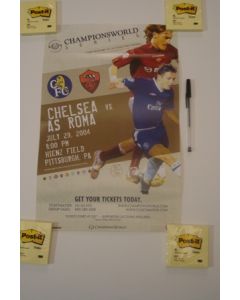 In the USA - Chelsea v Roma Championsworld poster 29/07/2004