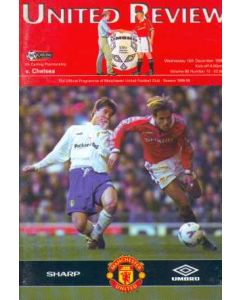 Manchester United VChelsea Official Programe 16/12/1998