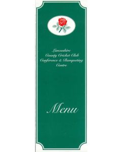 Manchester United V Chelsea Menu 24/04/2000