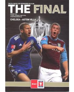 Chelsea v Aston Villa official programme 04/05/2010 FA Youth Cup