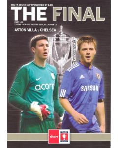 Aston Villa vChelsea official programme 29/05/2010 FA Youth Cup