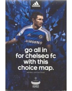 2012 Champions League Final Chelsea v Bayern Munich 19/05/2012 Chelsea Choice blue map