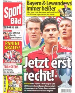 2012 Champions League Final Chelsea v Bayern Munich 19/05/2012 Sport Bild Grman magazine covering the final