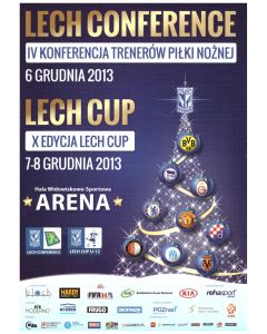 Lech Cup Football Programme includes Chelsea, Mancehster United, Marseille and Galatasaray.
