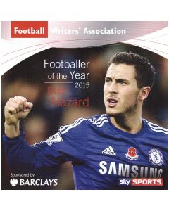 EDEN HAZARD footballer of the year 2015 menu