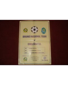 Brunei National Team v Chelsea poster 24/05/1997