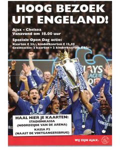 2010 ajax v chelsea football programme