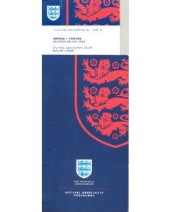 Arsenal vChelsea official hospitality programme 04/05/2002 FA Cup