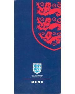 Arsenal v Chelsea official City Hall menu 04/05/2002