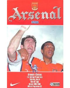 Arsenal vChelsea official programme 06/05/2000