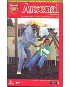 Arsenal v Chelsea official programme 16/12/2007