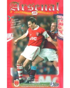 Arsenal vChelsea official programme 16/12/1995
