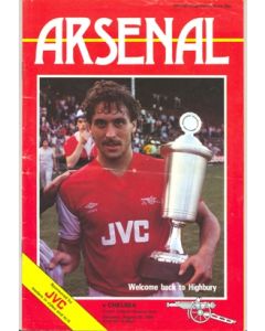 Arsenal v Chelsea official programme 25/08/1984