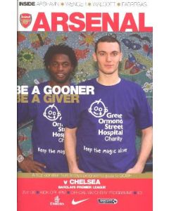 Arsenal v Chelsea official programme 29/11/2009