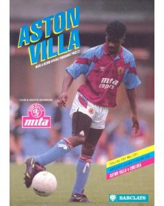 Aston Villa v Chelsea official programme 11/05/1991