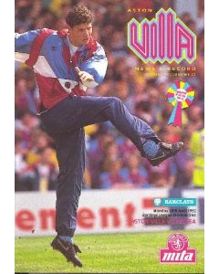 Aston Villa vChelsea official programme 20/04/1992