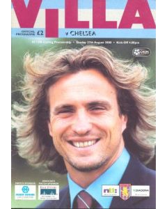 Aston Villa vChelsea official programme 27/08/2000 Premier League