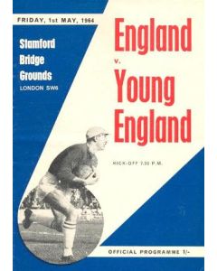AtChelsea England v Young England official programme 01/05/1964
