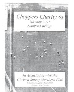 AtChelsea Choppers Charity 6s 07/05/2001
