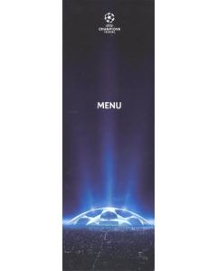 Atletico Madrid v Chelsea menu 03/11/2009