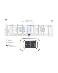 Barcelona v Chelsea Media Commentary Positions at Nou Camp Stadium Plan 23/02/2005 Champions League