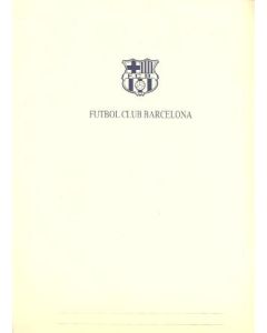 Barcelona v Chelsea press pack 15/03/2000, the Barcelona press pack