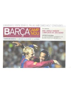 Barcelona v Chelsea Barka Barcelona FC's newspaper in Spanish of 28/10/2006 about the game and other Barcelona FC news