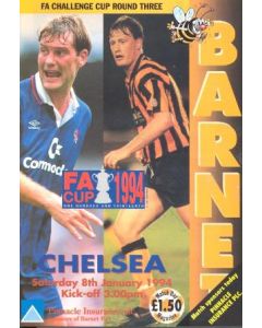 Barnet vChelsea official programme 08/01/1994