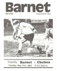 Barnet vChelsea official programme 17/05/1983