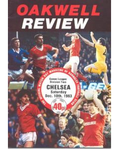 Barnsley vChelsea official programme 10/12/1983