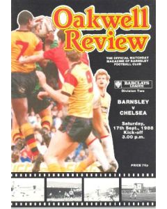 Barnsley v Chelsea official programme 17/09/1988