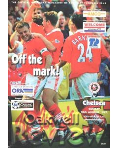 Barnsley vChelsea official programme 24/08/1997
