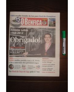 Benfica v Chelsea newspaper-programme 27/03/2012 Champions League