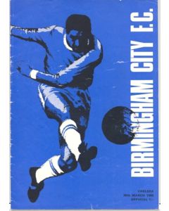 Birmingham City v Chelsea official programme 30/03/1968