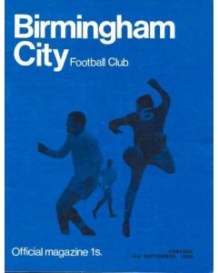 Birmingham City vChelsea official programme 03/09/1968