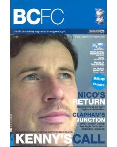 Birmingham City vChelsea official programme 14/10/2003
