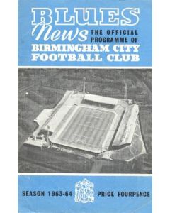 Birmingham City vChelsea official programme 28/03/1964