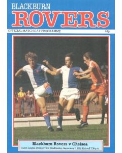 Blackburn Rovers vChelsea official programme 07/09/1983