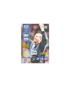 Blackburn Rovers vChelsea official programme 16/11/1996 Carling Premiership