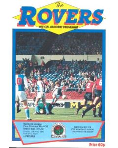 Blackburn Rovers vChelsea official programme 15/05/1988