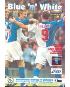 Blackburn Rovers vChelsea official programme 28/10/1995