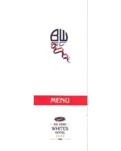Bolton V Chelsea Menu 30/04/2005