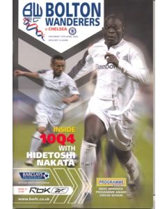 Bolton Wanderers v Chelsea official programme 15/04/2006 Premier League