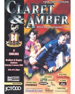Bradford v Chelsea official programme 08/01/2000 Premier League