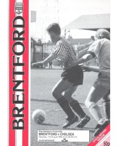 brentford v chelsea football programme