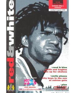 Bristol City vChelsea official programme 06/08/1995