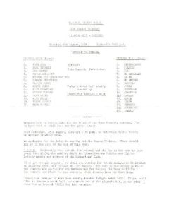 Bristol City v Chelsea official teamsheet 07/08/1984